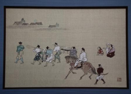 燃土献上刺繍 燃土献上刺繍