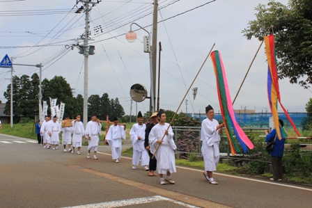 黒川燃水祭　献上行列（平成23年7月1日森田喜晴撮影）