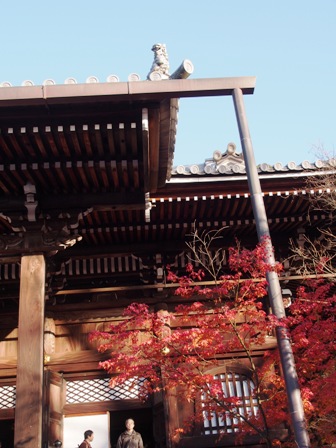 京都永観堂の縦樋