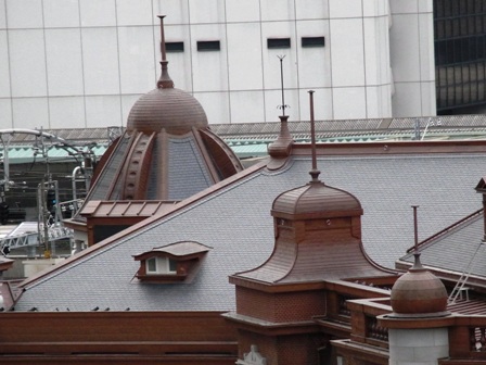 東京駅銅板屋根