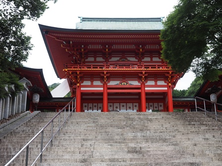 明日は燃水祭山門