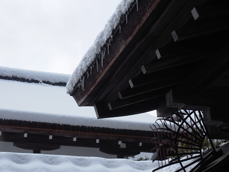 全日の雪がつららに、さらに降り続けた、P1020212 全日の雪がつららに、さらに降り続けた、P1020212