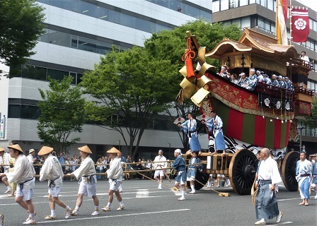 モリタ2019年後祭大船鉾巡行