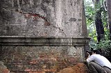 水路閣のひび割れ 水路閣のひび割れ